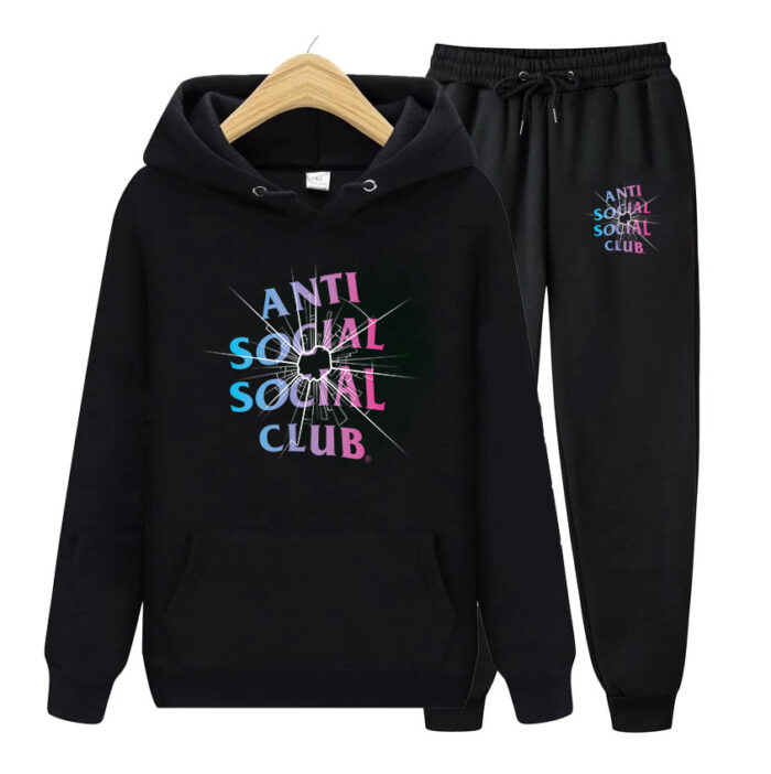 Anti Social Social Club Black Theories Tracksuit