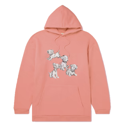 Celine Homme Pups Oversized Printed Hoodie