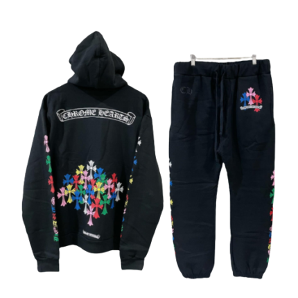 Chrome Hearts Unisex Streetwear Inspired Multi Color Tracksuit