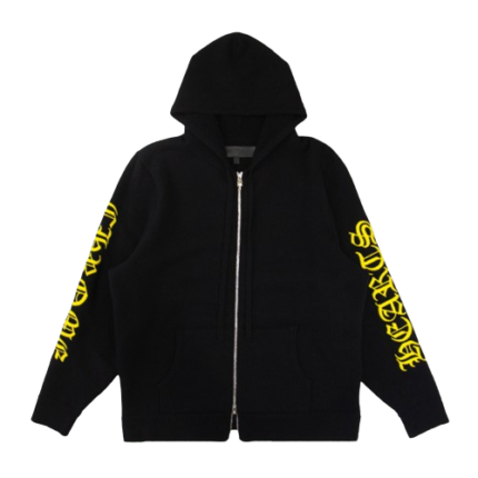 Chrome Hearts Yellow Logo Cashmere Hoodie