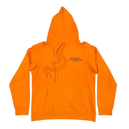 Chrome Hearts × Off-White 2018 Off White Orange Hoodie