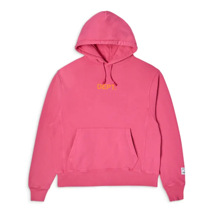 Dept Logo Pink Hoodie