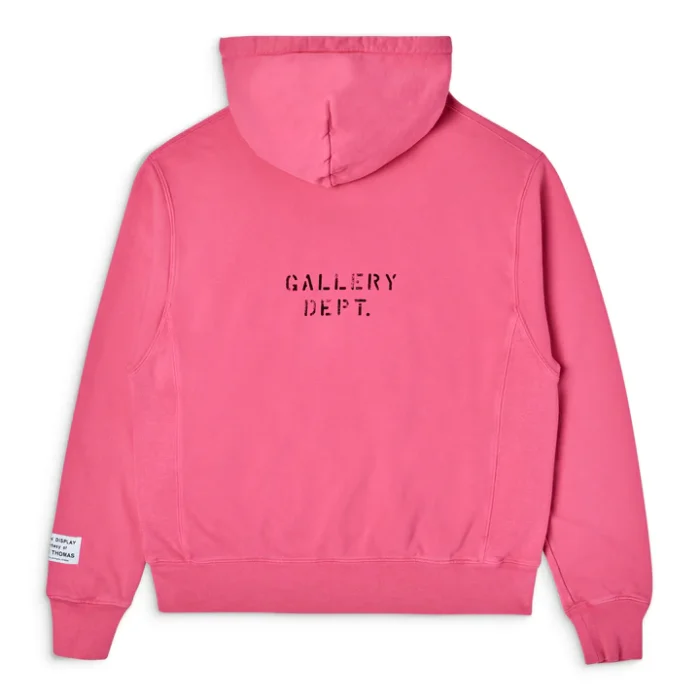 Dept Logo Pink Hoodie