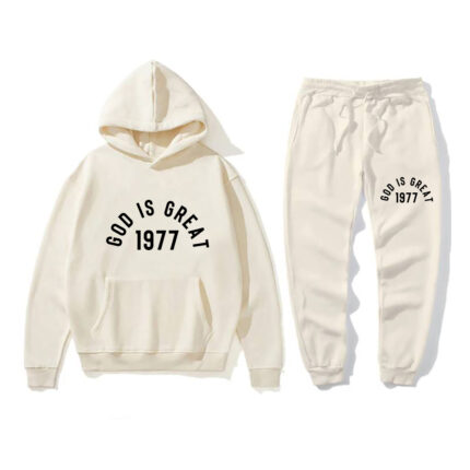 Essentials God Is Great 1977 Tracksuit Off-White