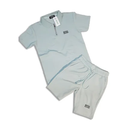 Hugo Boss X Matteo Berrettini Short Tracksuit – Light Gray