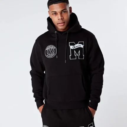 Mercier Academy Relaxed Hooded Tracksuit Black