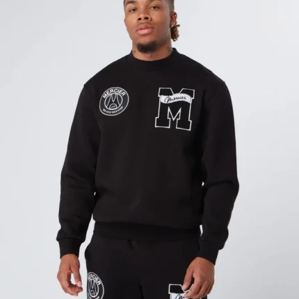Mercier Academy Relaxed Sweat Tracksuit Black