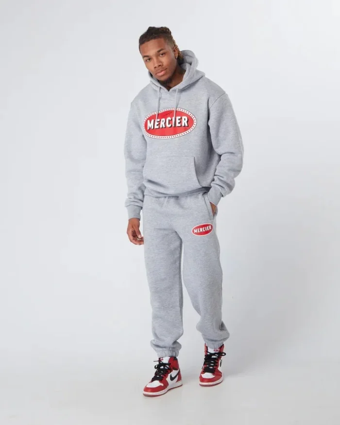 Mercier Marl Maison Hooded Tracksuit Gray