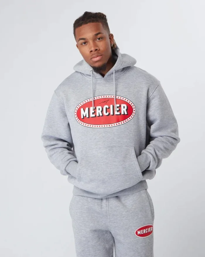 Mercier Marl Maison Hooded Tracksuit Gray