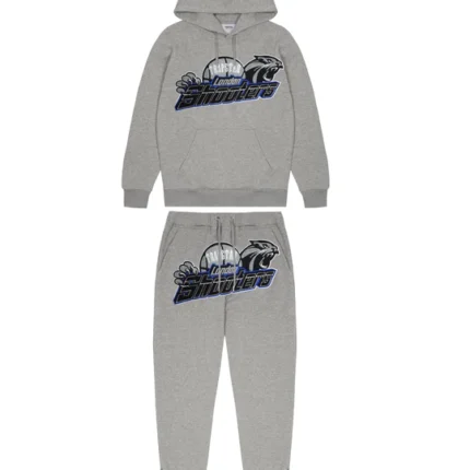 Shooters Hoodie Tracksuit - Grey/Blue 2.0