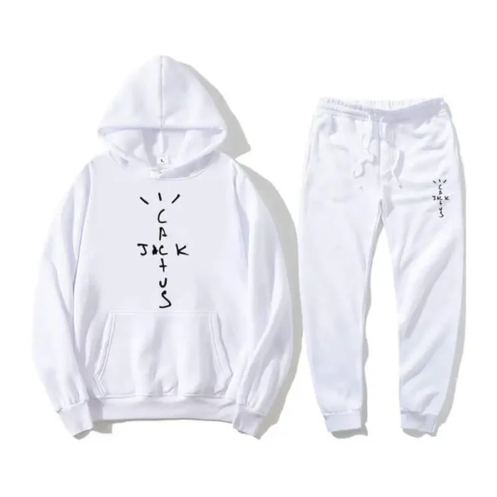 Travis Scotts Cactus Jack Track Pants Hoodie Set