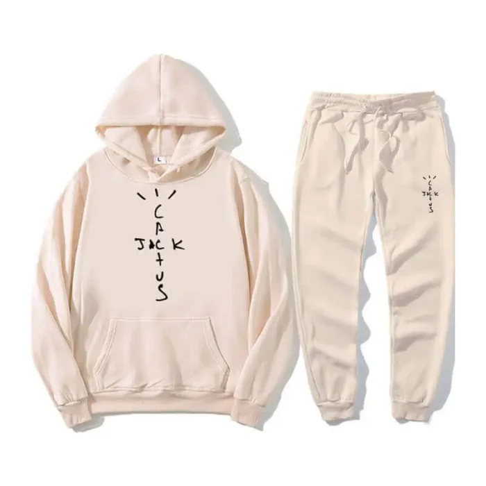 Travis Scotts Cactus Jack Track Pants Hoodie Set