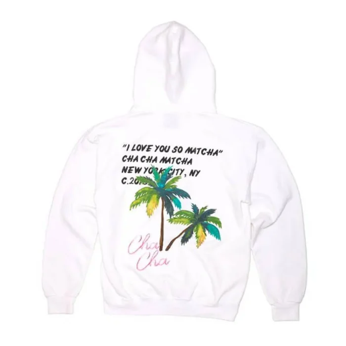 White Gallery Dept Cha Cha Matcha x Virgil Abloh White Hoodie