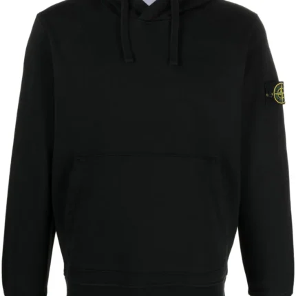 Compass Appliqué Cotton Hoodie