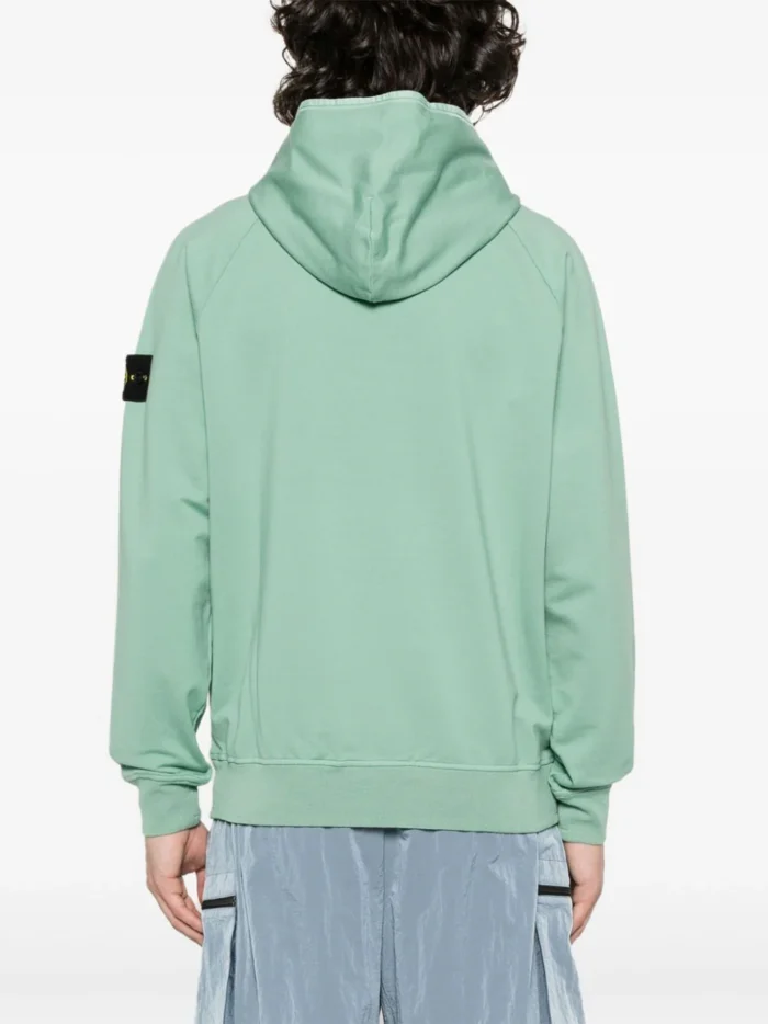 Stone Island Compass Badge Cotton Hoodie