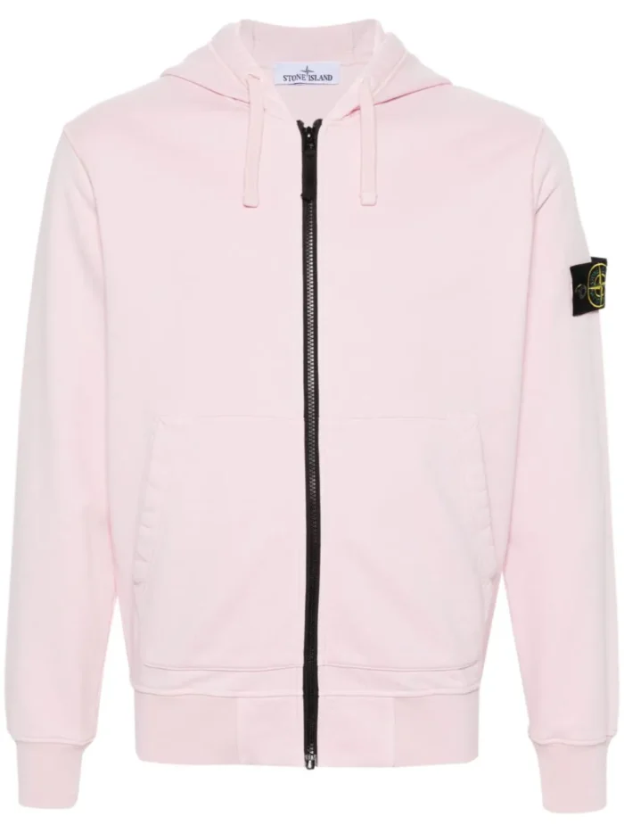 Stone Island Compass Badge Zip-Up Hoodie