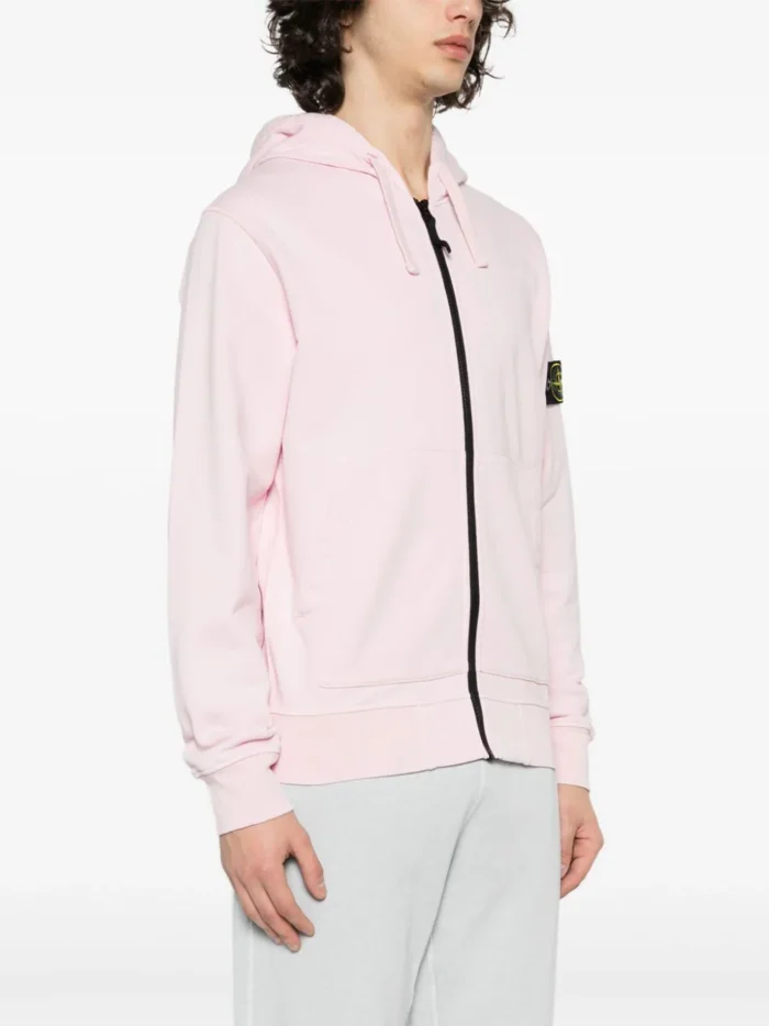 Stone Island Compass Badge Zip-Up Hoodie