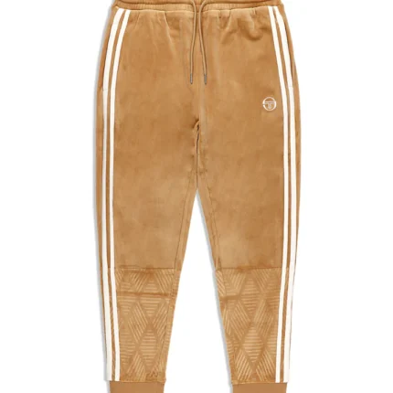 Alife New Year Debossed Damarindo Velour Track Pant- Meerkat