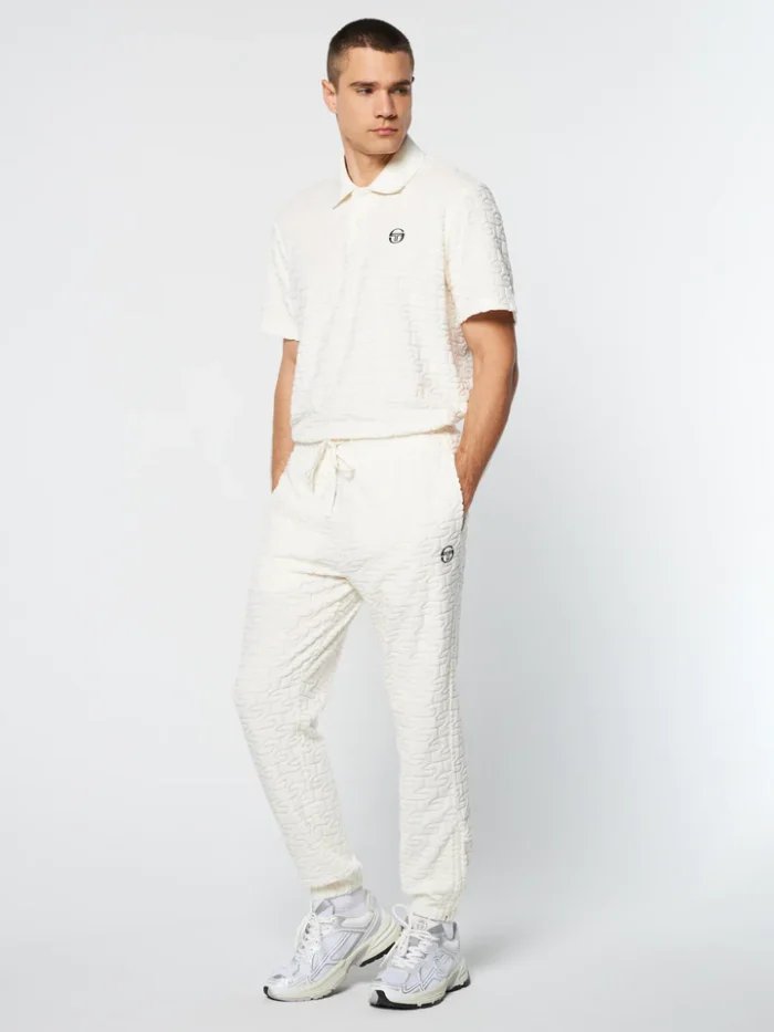 Alife New Year Livata Monogram Track Pant- Gardenia