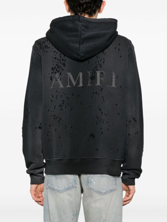 Amiri Core Ripped Zip-up Hoodie