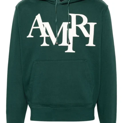 Amiri Logo-Appliqué Cotton Hoodie