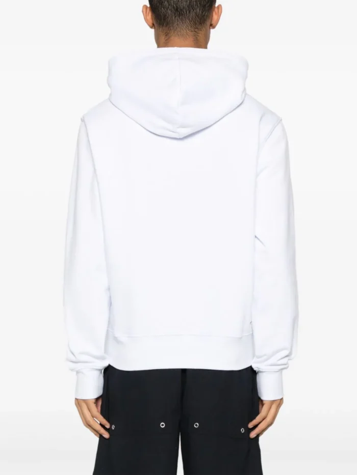 Amiri Ma Bar Cotton Hoodie Blue