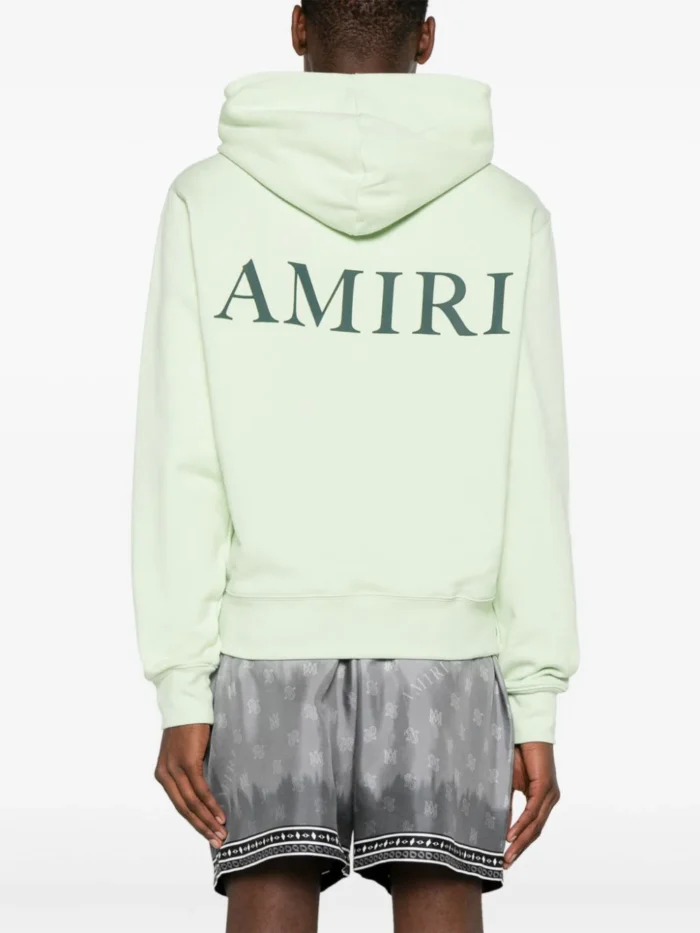 Amiri Ma Rubberised-Logo Hoodie