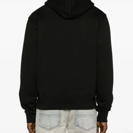 Amiri Staggered-Chrome Cotton Hoodie