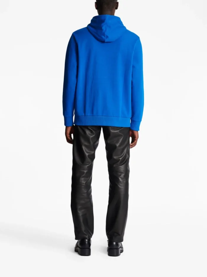 Balmain Embossed-Logo Drawstring Hoodie