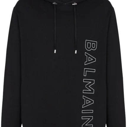 Balmain Logo-Print Hoodie Sweater
