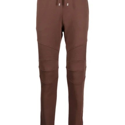 Balmain Logo-Print Track Pants Brown