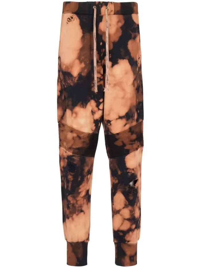 Balmain Tie-Dye Print Track Pants