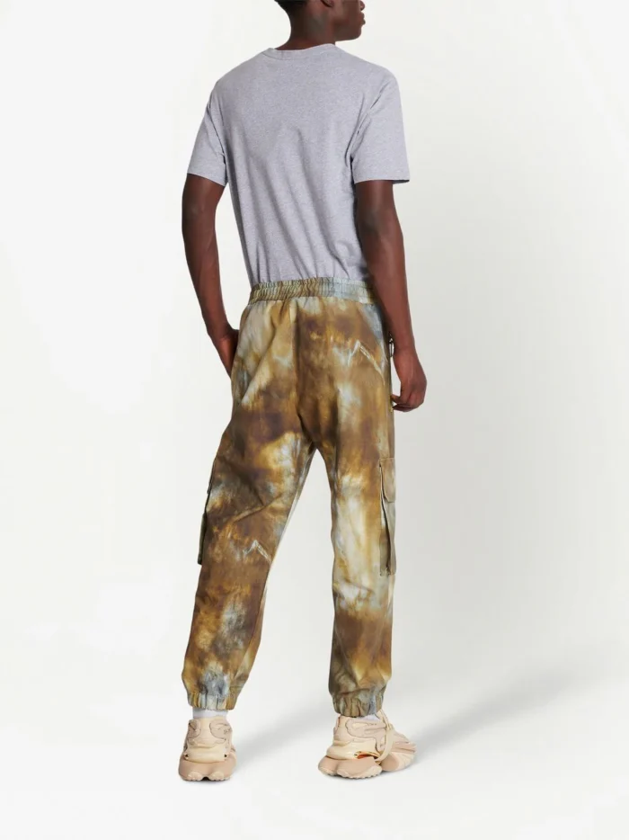 Balmain Tie-Dye Print Track Pants