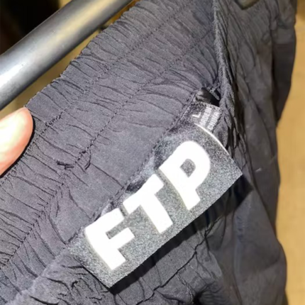 Black FTP Parachute Pant