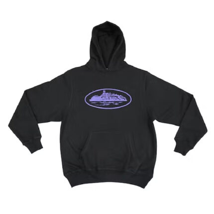 Corteiz Alcatraz Hoodie – Black/Purple