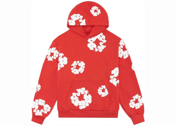 Denim Tears Cotton Wreath Sweatshirt Red