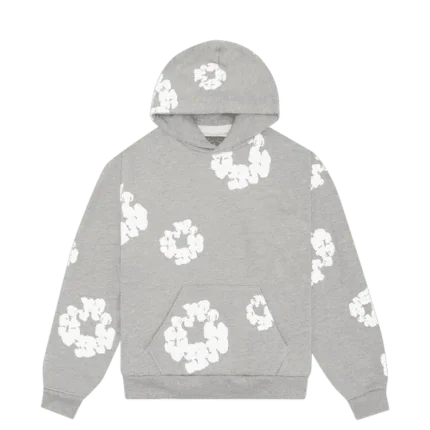 Denim Tears The Cotton Wreath Grey Hoodie