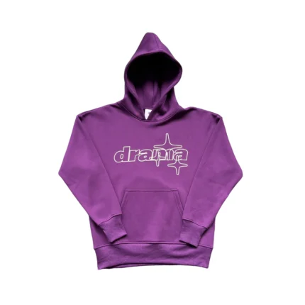 Drama Call Stars Hoodie - (PURPLE/WHITE)