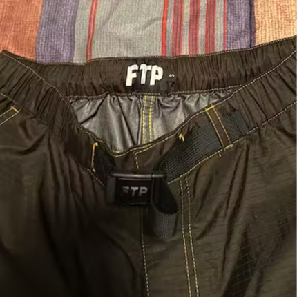 FTP Nylon Ripstop Convertible Pants Black