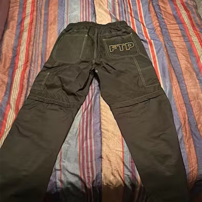 FTP Nylon Ripstop Convertible Pants Brown