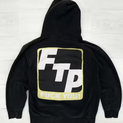 Fuck The Population Black Logo Hoodie XL FTP