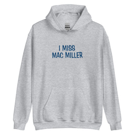 I Miss Mac Miller Embroidered Hoodie