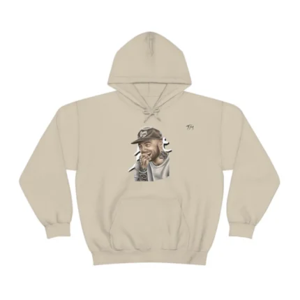 Mac Miller (Double-Sided) Hoodie Sand Color