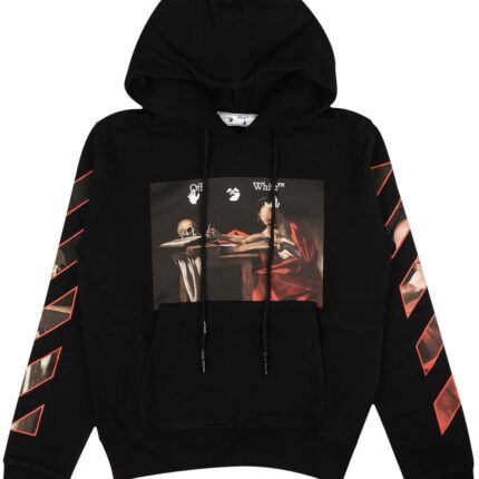 Off-White Caravaggio Slim Hoodie Black