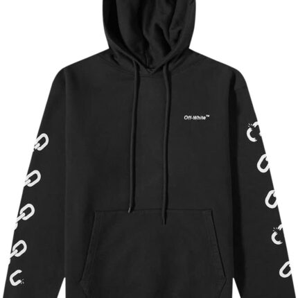 Off-White Chain Arrow Hoodie Black