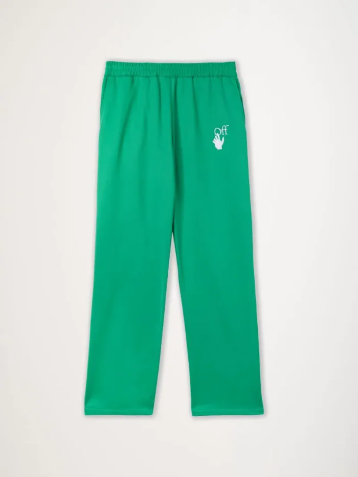 Off-White Hand Off Slim Pant Green