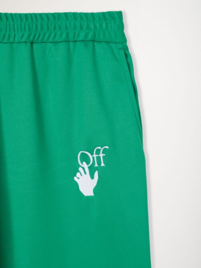 Off-White Hand Off Slim Pant Green