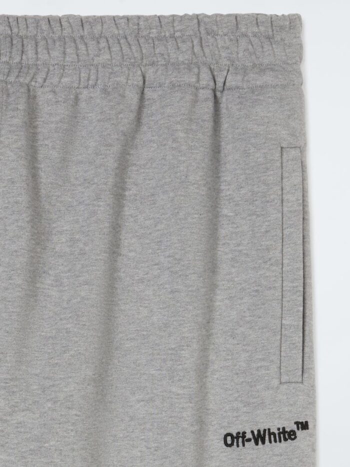 Off-White Helvetica Logo Slim Pant Grey