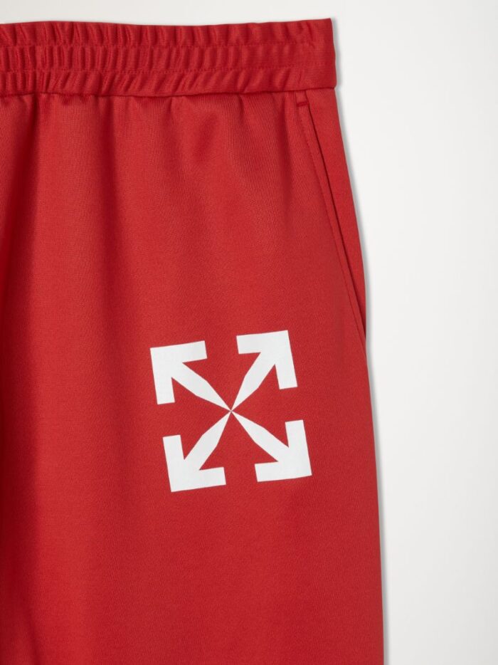 Off-White Single Arrow Slim Pant Red