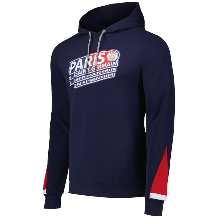 Paris Saint-Germain Core Repeat Hoodie - Blue - Mens